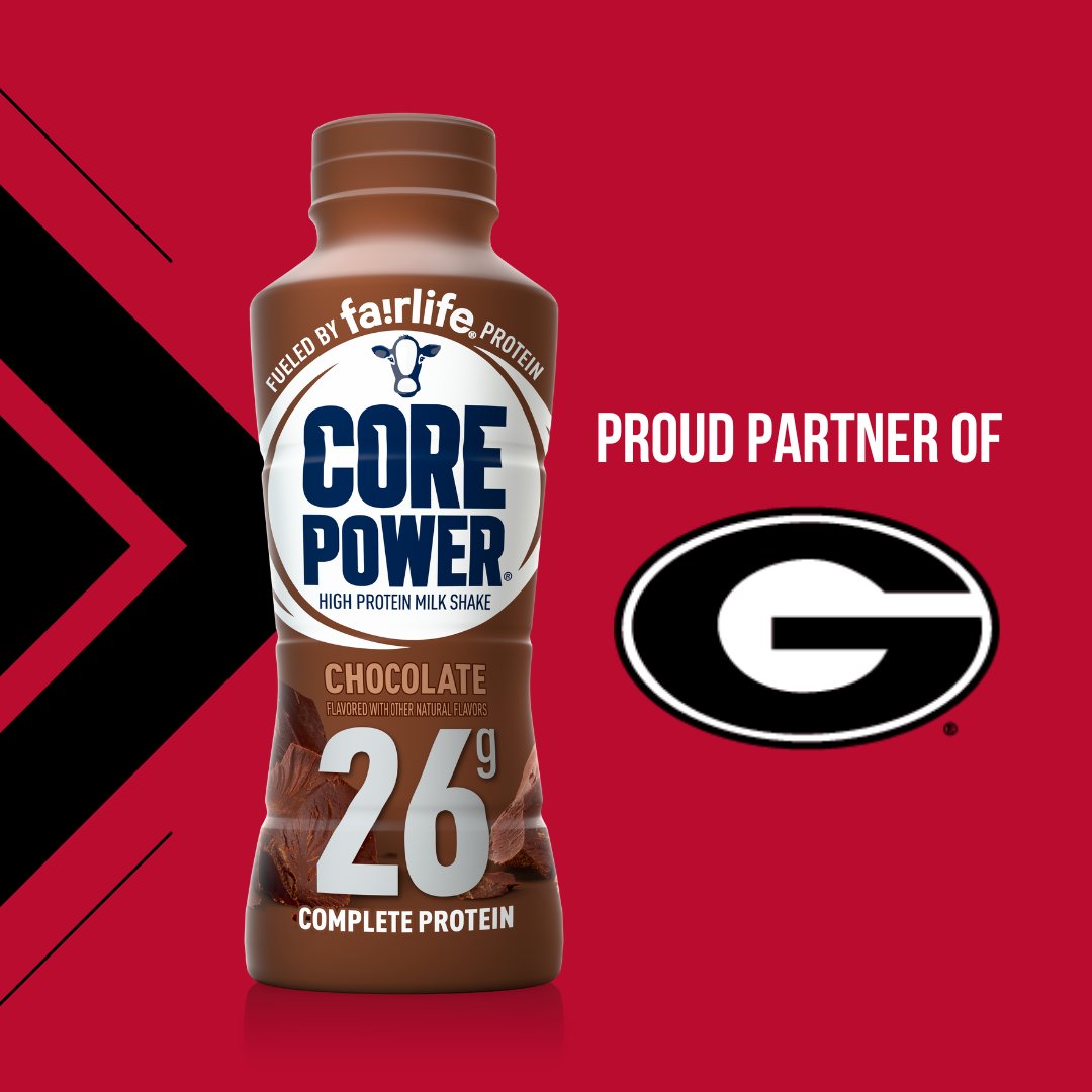 As an official partner of @ugaathletics, we’re proud to help athletes recover with Core Power throughout the season. Best of luck at the national championship game! #GoDawgs