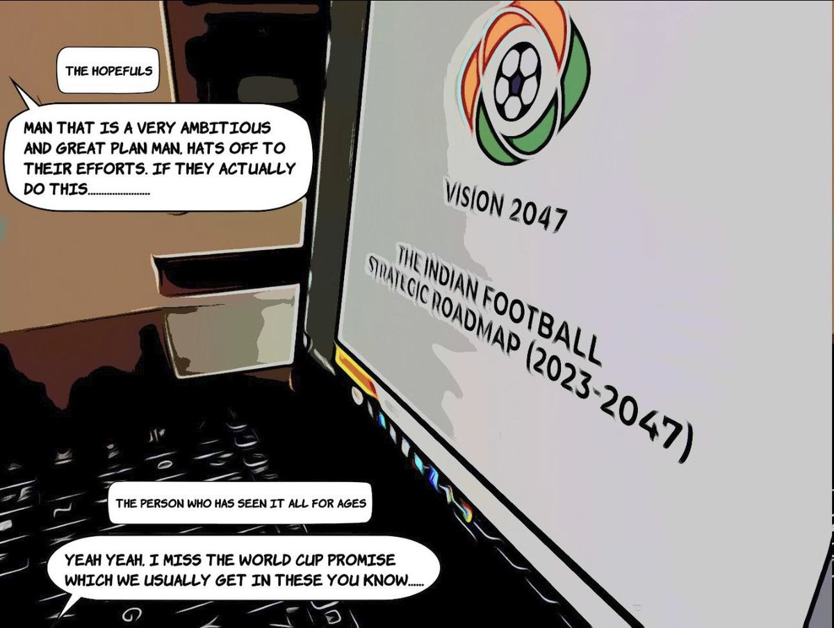 IsItIsAsItIs's tweet photo. A bit late, but better late than never they say. A lot of things discussed in the Roadmap. Some very ambitious and god knows if we can even reach near to any of those. But the usual World Cup promise is not there. 

#IndianFootball  #IsItIsAsItIs https://t.co/CxrD2QI9lu