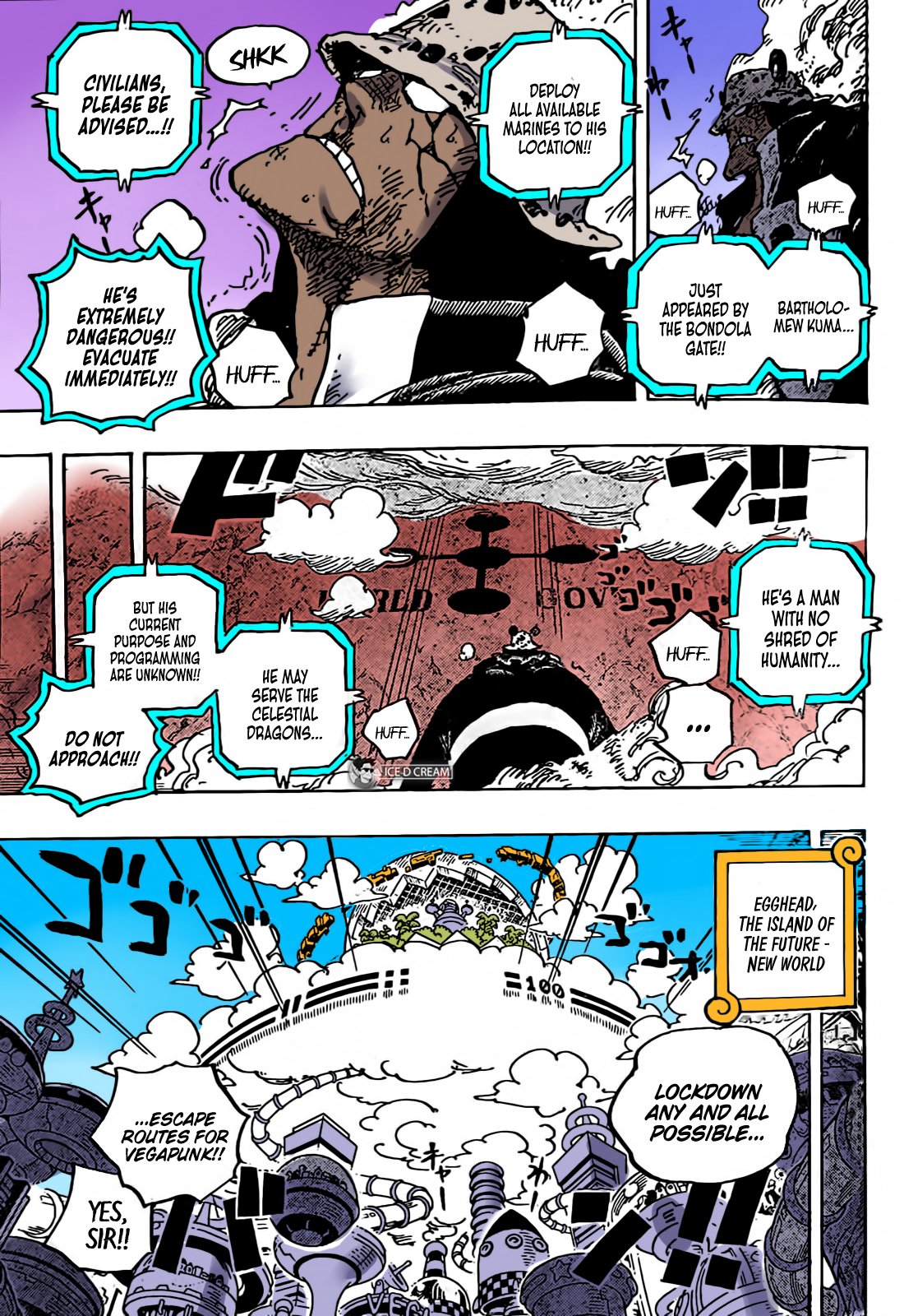 one piece (manga color) CH. 1071-1077 :: Behance