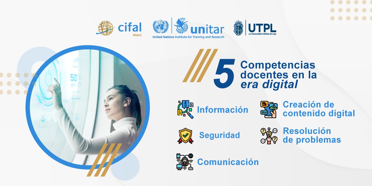 Si eres un docente o profesional de la educación y quieres perfeccionar tus competencias digitales, inscríbete a la maestría en Educación, mención en Gestión del Aprendizaje Mediado por TIC de UTPL ➡️ utpl.edu.ec/maestrias/apre…
