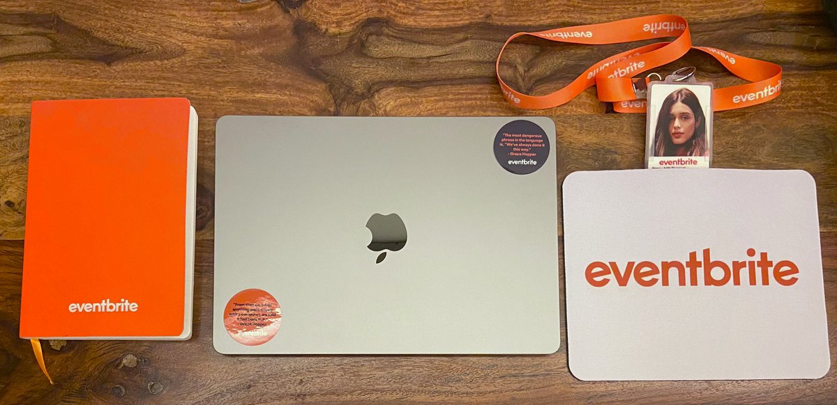 Day 1 <a href="/eventbrite/">Eventbrite</a> 🧡🙏 
Huge shoutout to <a href="/vivianawiewall/">The Wolf of All Streets</a> for being the absolute best, thrilled to be on the same team once again✨
