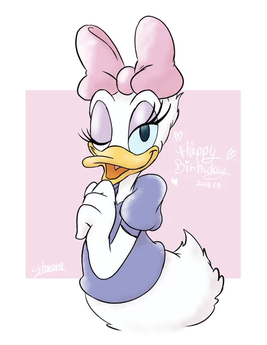 デイジーおめでとうー!#デイジーダック生誕祭2023 #デイジーダックスクリーンデビュー 