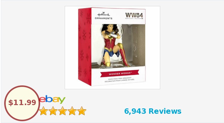 NEW Wonder Woman 1984 The Movie WW84 DC Comics Hallmark Ornament NIB NRFB | #eBay #reseller 
https://t.co/SyoZnGPTJ5 https://t.co/H7zPS6fPEG