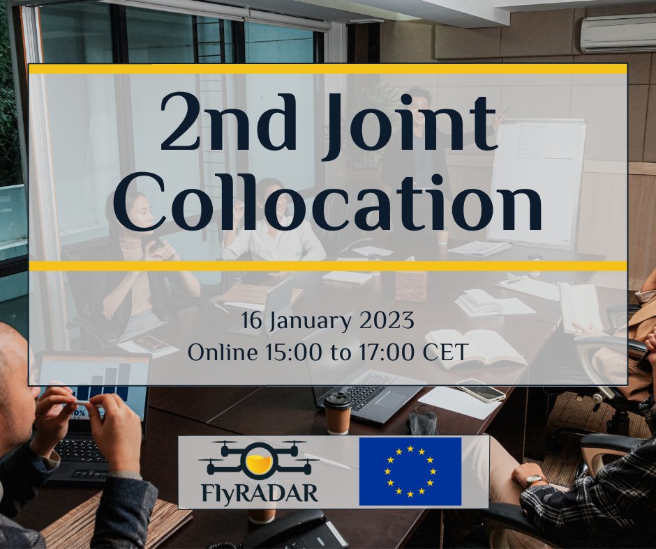 FlyRadar1's tweet photo. 🔺 The 2nd Joint Collocation of the FlyRadar project will be held in Online Monday 16 January! 🔺
Each partner will present the achievements of the project https://t.co/yzhJhXPOv4