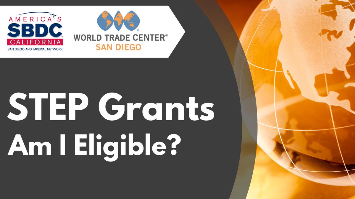 The STEP grant program has helped thousands of small businesses obtain grants & find customers in the international marketplace since 2011. Find out if you are eligible & learn how to submit a successful application here. ecs.page.link/LBgfJ #GrantOpportunity