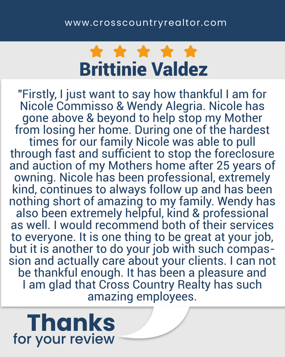 CrossCountryRe1's tweet photo. If you want to get to know us better, read what our clients say about us, and if you have already worked with us, leave us your review! 🏡 
.
Contact us at +1 800-227-3606 and let us advise you personally
.
Visit ➡️  https://t.co/oqnxT50LyM
.
#realtor #realestate #forsale https://t.co/lcK8mj5l8n