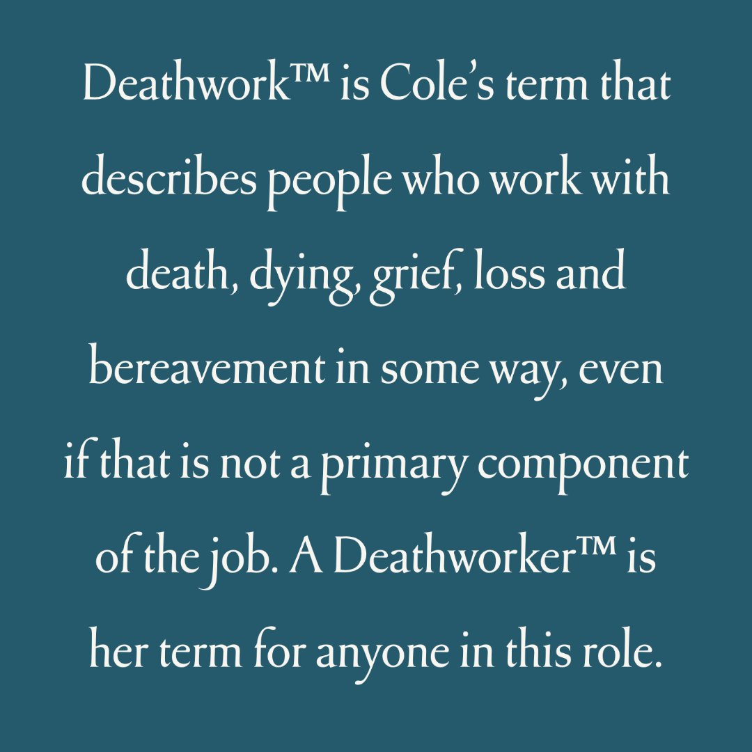 coleimperi's tweet photo. Death, Dying, Grief, and Loss intersect with just about every job at some point, in some way. This terminology helps improve the relationship between death, dying, grief and loss.
#deathwork #deathworkers #schoolofamericanthanatology https://t.co/2OE8aq5DH4