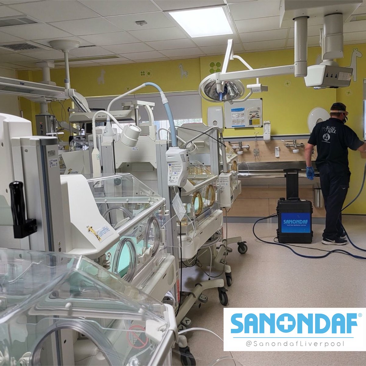 SanondafLpool's tweet photo. Sanondaf work closely with many NHS Trusts across the country, including neonatal and critical care units. 
#sanondaf #infectioncontrol #decontamination #infectionprevention #nhs #criticalcare #doctor #hospital #acutehospital #neonatalunit #maternityward #meetthefoggers https://t.co/6cnPtuQmfW