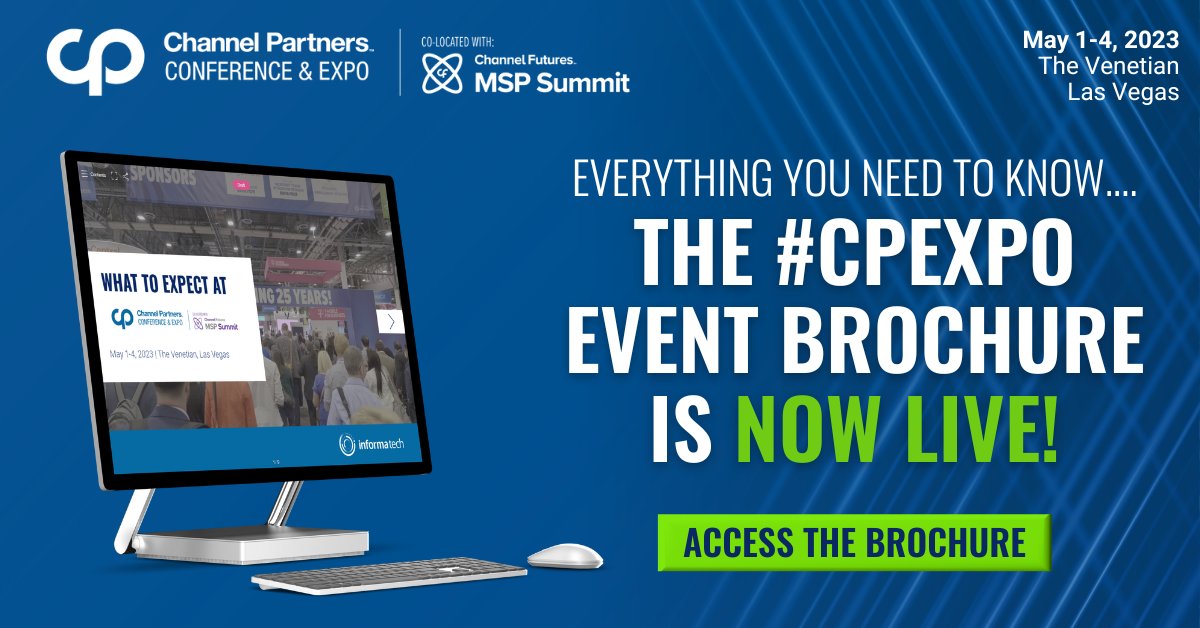 The official event brochure is now available for #CPExpo and #MSPSummit 2023! Take a look at the interactive, digital guide to everything you need to know about this year's event, happening May 1-4 at the Venetian in Las Vegas. Take a look. >> spr.ly/60123Ror8