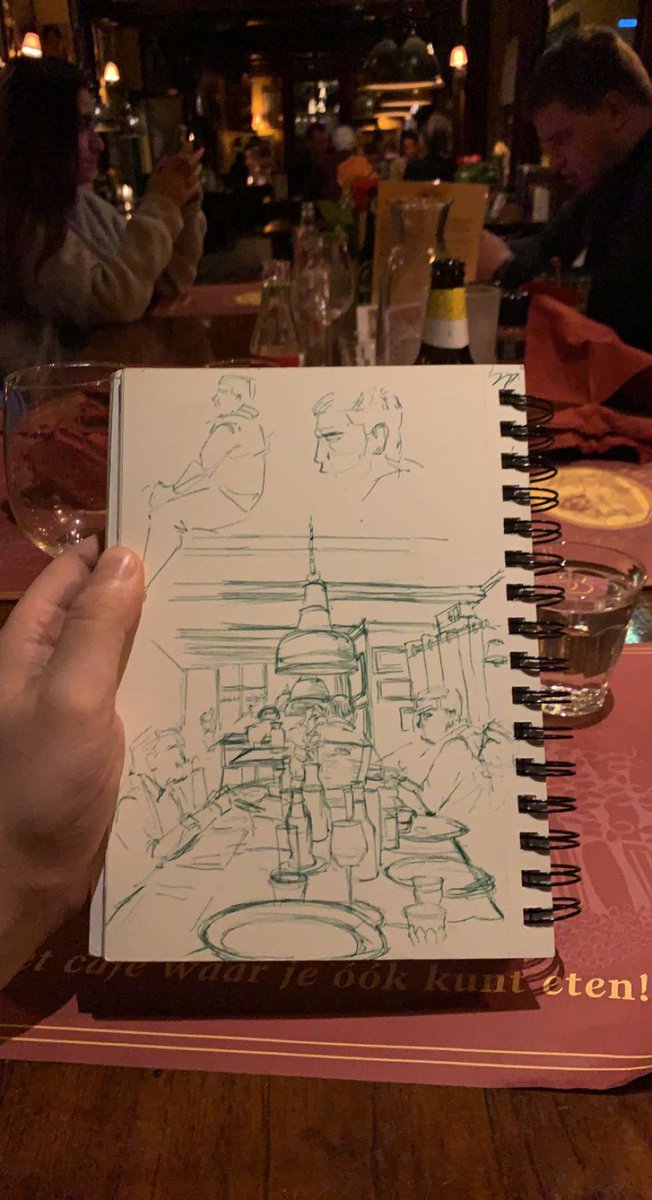 AnimatesBince's tweet photo. 2023 resolution, more cafe sketching! https://t.co/GMM7irBXKE