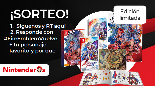 Nintenderos's tweet photo. ¡Sorteamos una Edición Limitada de Fire Emblem Engage para Nintendo Switch!

1⃣ Síguenos y RT aquí 
2⃣ Responde con #FireEmblemVuelve + tu personaje protagonista favorito de la saga y por qué

¡Suerte! - https://t.co/qaWfctyvcN https://t.co/1zi2fYqONk