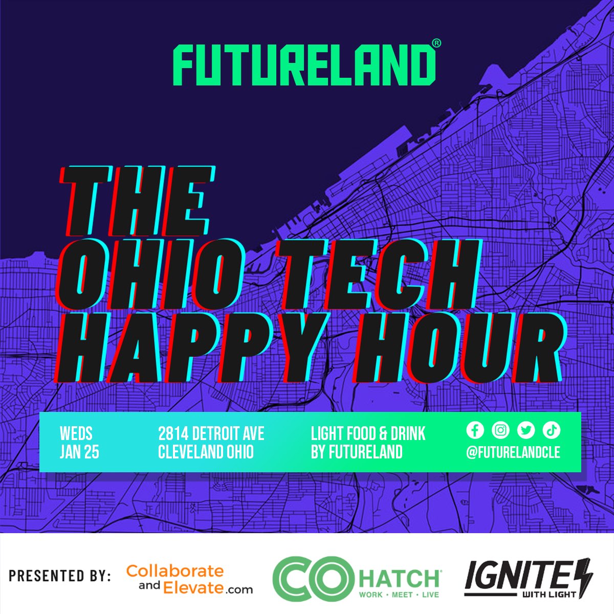 alyshalellis's tweet photo. @futurelandcle takeover Ohio Tech Happy Hour on Jan. 25th!!! https://t.co/JToFqdwMHE