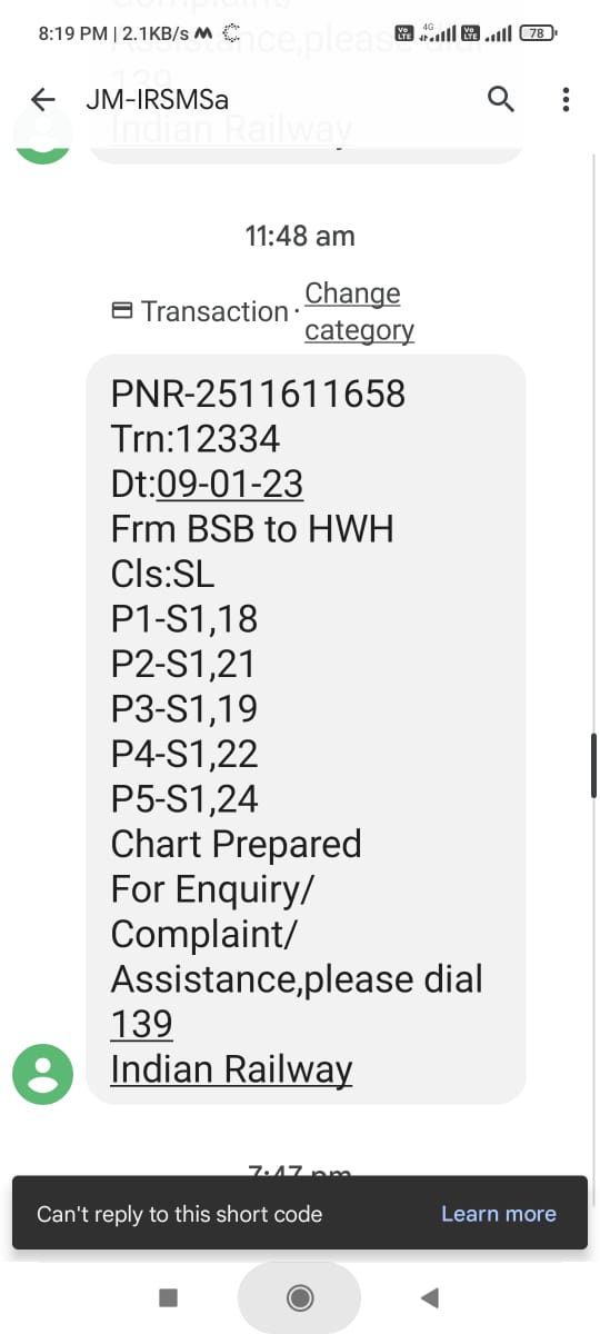 statistical_mun's tweet photo. @RailwaySeva We tried doing that. However the ticket was closed without providing any help. Attaching the screenshot below. https://t.co/qOWA8oo7oe