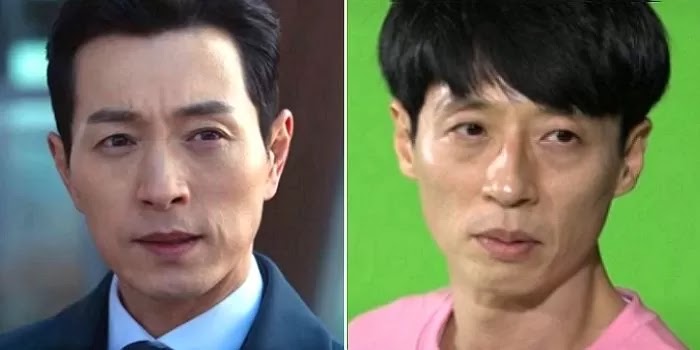 netizenbuzz's tweet photo. 'The Glory' viewers joke that Jung Sung Il looks too much like Yoo Jae Suk without glasses https://t.co/zFd7PKQ5oM https://t.co/ffPgkcV81c