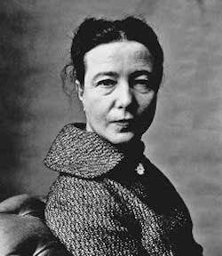 “Man is defined as a human being and woman as a female – whenever she behaves as a human being she is said to imitate the male.”
Simone de Beauvoir  BOTD 

Photo: Irving Penn
