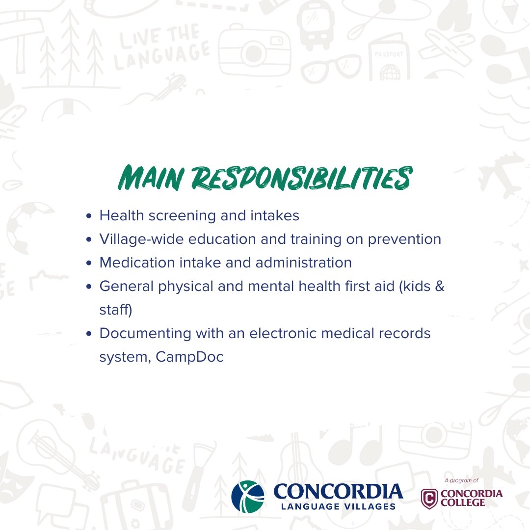 ConcLangVillage's tweet image. Learn more about working on our health and wellness team and apply at hr.cord.edu