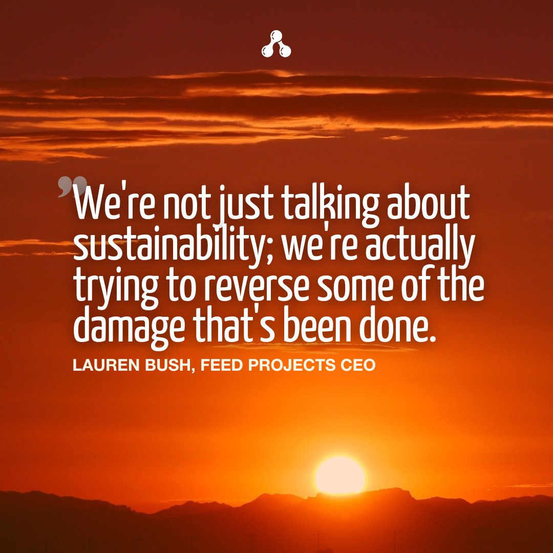[1/2] Sustainability isn't just a trend.

That's why we're proud to be a part of the @BCorpUK community, where we join forces with like-minded businesses like @FeedProjects to not only operate sustainably, but to work towards reversing the harm that's been done to our planet.