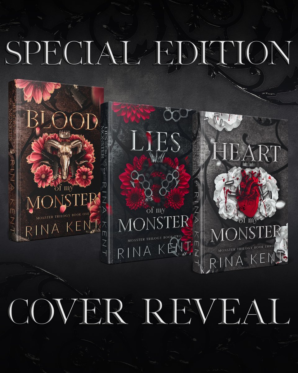 Rina Kent (@authorrina) on Twitter photo β€οΈ Special Edition Cover Reveal β€οΈββββββββ
ββββββββ
They're FINALLY here! I'm so excited to reveal the trilogy's special edition covers.
I'm so in love! Will you be adding these to your shelves?
Release Date: January 26.ββββββββ
βββ
β‘οΈ amzn.to/3AdB6F8 β€οΈ Special Edition Cover Reveal β€οΈββββββββ
ββββββββ
They're FINALLY here! I'm so excited to reveal the trilogy's special edition covers.
I'm so in love! Will you be adding these to your shelves?
Release Date: January 26.ββββββββ
βββ
β‘οΈ amzn.to/3AdB6F8