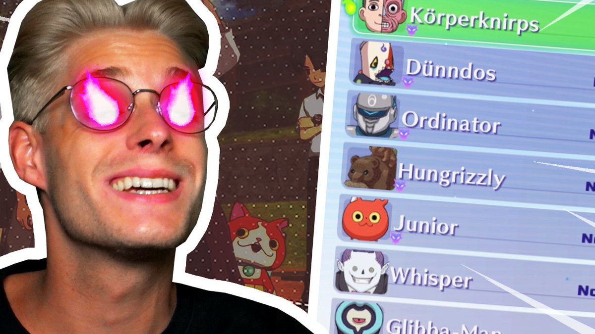 rndmkai's tweet photo. Die neuen deutschen Yo-Kai Namen für YKW4 sind yeeeeee
https://t.co/rvmhLzgQwO https://t.co/sMLnczoM0x