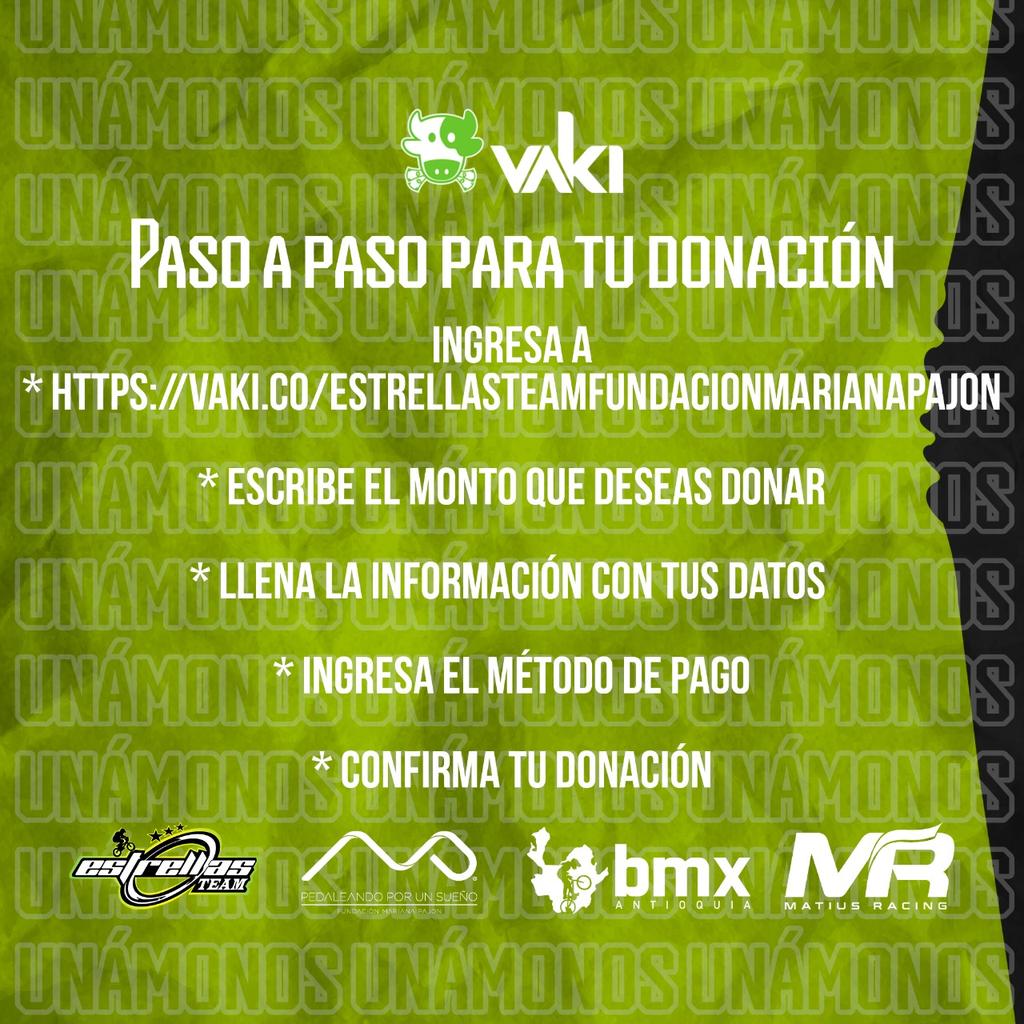 FinalEnAlto's tweet photo. Nueve deportistas entre los 8 y los 21 años pertenecientes a   @EstrellasBMX necesitan nuestra ayuda, puedes donar desde $3.000 en adelante para que su sueño se haga realidad, te dejamos en enlace https://t.co/4Z8ANA895I @Fund_Mp @marianapajon @JulArredondo @carjulian05 https://t.co/WTWQuAcTbf