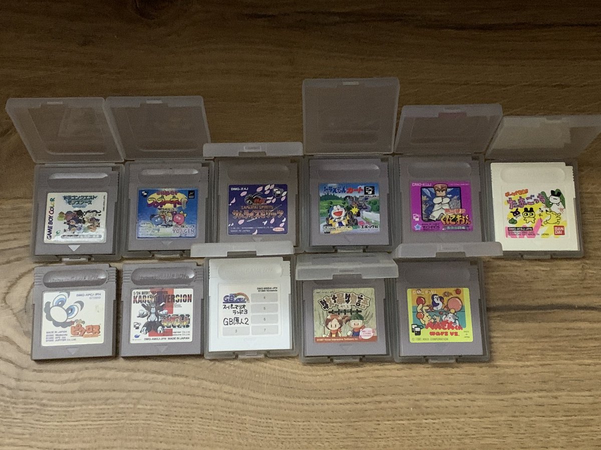 PassThePlunger_'s tweet photo. Random photos of my #DMGgameBoy games.
#Nintendo #DMG #GB #GameBoy #Retro #TwitchTV #PTP #PassThePlunger https://t.co/j2SUpZJgTI