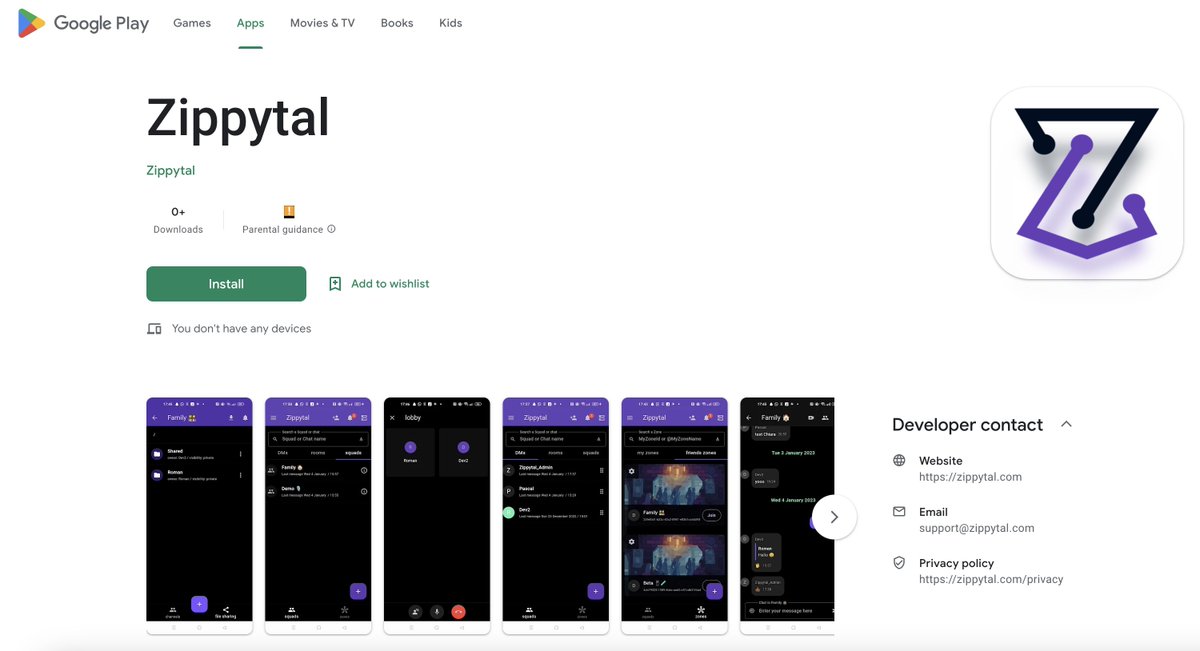 zippytal's tweet image. Android version out!
Next stop Web App and the GUI node (Mac, Windows, Linux)
play.google.com/store/apps/det…