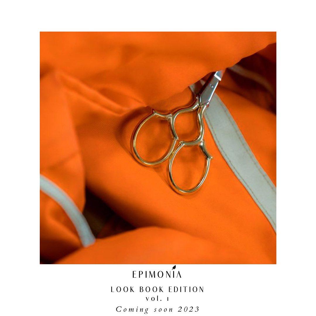 Epimonia studio look book coming in 2023. 🟧 5 years of innovation, craftsmanship, collaboration, and dedication to supporting refugees worldwide! 💫