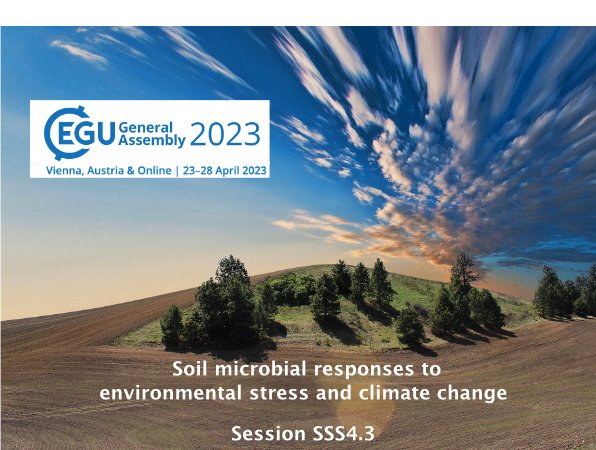 Lettice Hicks (@letticehicks) on Twitter photo There is still time to submit your abstract to our exciting #EGU23 session on Soil microbial responses to environmental stress and climate change, including invited speaker <a href="/CharlotteAlster/">Charlotte Alster</a>. Join online or in Vienna! meetingorganizer.copernicus.org/EGU23/session/… There is still time to submit your abstract to our exciting #EGU23 session on Soil microbial responses to environmental stress and climate change, including invited speaker <a href="/CharlotteAlster/">Charlotte Alster</a>. Join online or in Vienna! meetingorganizer.copernicus.org/EGU23/session/…