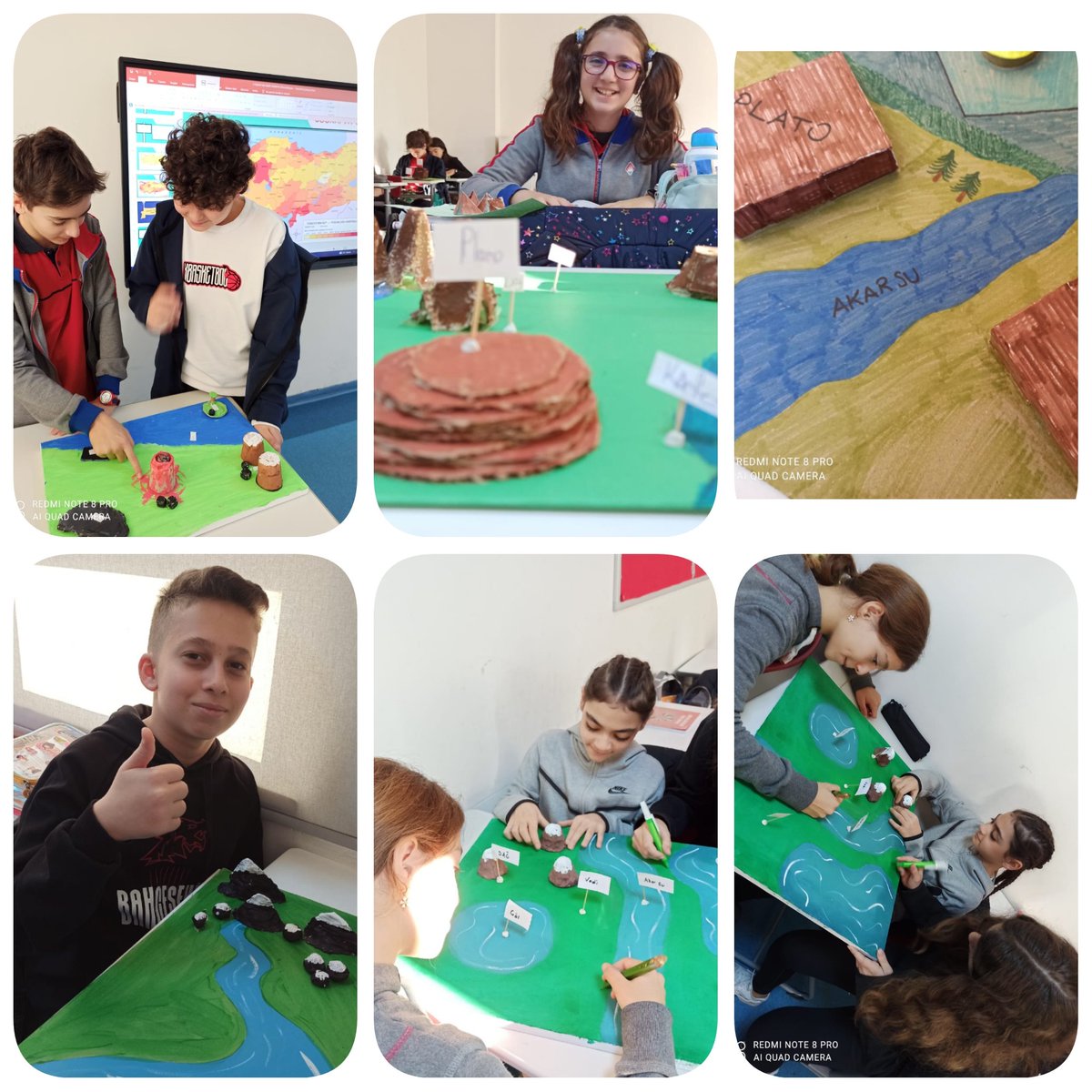 6. Sınıf öğrencilerimiz ile yeryüzü şekilleri konusunu yaparak,yaşayarak öğrendik.🗻🌎
<a href="/serdalasl/">Serdal Aslan</a> 
<a href="/tuna_cinar/">Tuna Çınar</a>