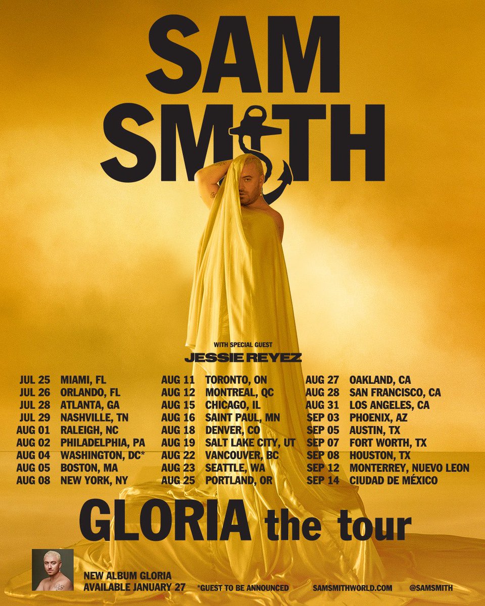 samsmith's tweet photo. Pre-sale this Wednesday at 9am local sailors, sign up to get the pre-sale password xx
https://t.co/Ymt8RfIwdb https://t.co/ikEVadGSVN
