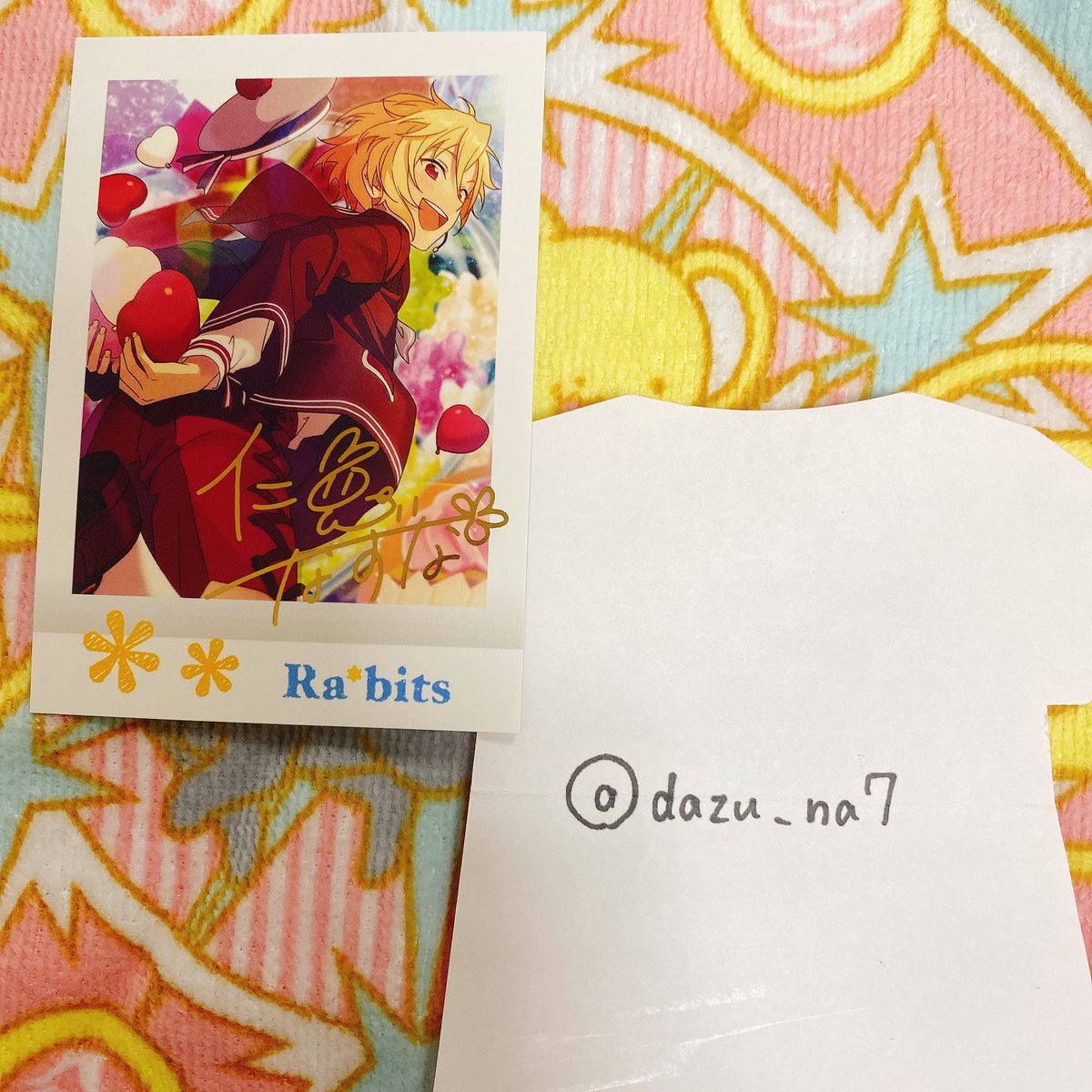 dazu_na7's tweet photo. @yuzumikan03 郵
検索からお声がけ失礼致します。
添付させていただきました画像の💖なずなくんの箔押しを所持しているのですが、ゆずみかん様の💖斑の箔押しとの交換は可能でしょうか。
ご検討のほどよろしくお願いします。 
16三毛縞斑 https://t.co/ybKt4TvxiU