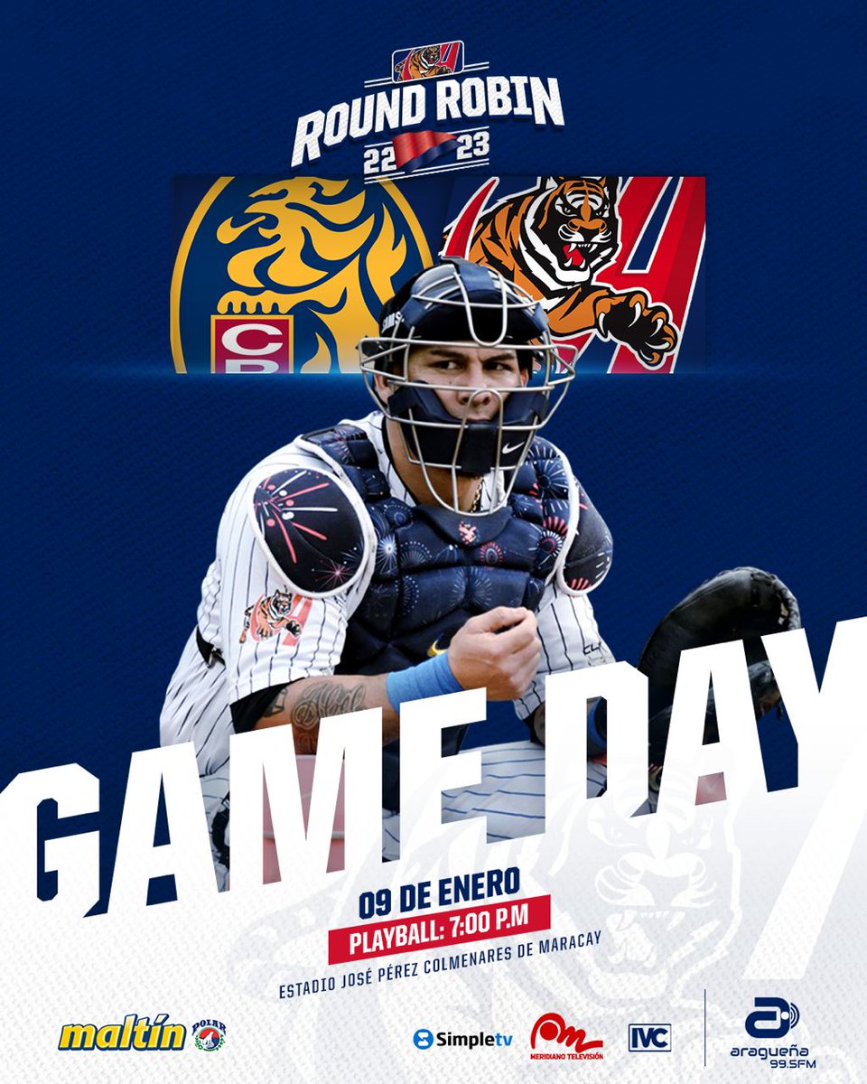 TigresOficiales's tweet photo. ¡HOY LLENAMOS EL JOSE PEREZ COLMENARES! 💪🏻🤞🏻

vs @leones_cbbc
⏰ 7:00 pm
🏟 Estadio José Pérez Colmenares
📺  @ivcnetworks @simpletvve
📻 Circuito Radial Tigres (matriz Aragueña 99.5 FM)
🏆 Copa Proteínas @dcpower23

¡ARRIBA TIGRES! 🤞🏻 https://t.co/0wH9YZ26SE