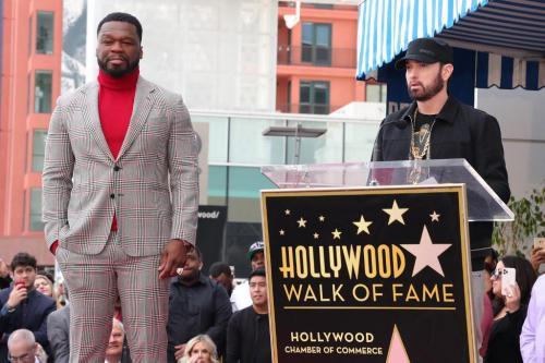 lavoixdunord's tweet photo. #50Cent et #Eminem travaillent sur une série télévisée adaptée du film culte « 8 Mile » https://t.co/YEoliuIm1x https://t.co/8cFBuqbYKl