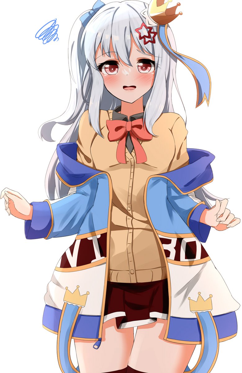 濁り茶さんちのニボシちゃんかわいいから勝手に落描き🫠 