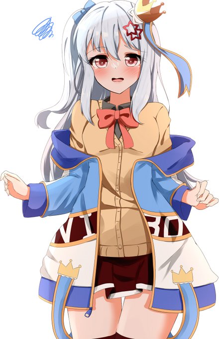 濁り茶さんちのニボシちゃんかわいいから勝手に落描き🫠 