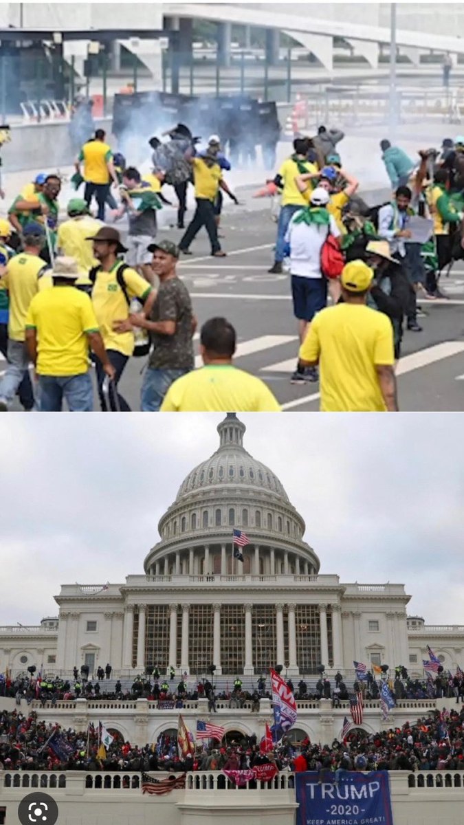 vimicu's tweet image. Ahí la Tenes a la derecha populista de Brasil y USA es  igual que la izquierda populista de Venezuela . O sea no es una cuestión de derecha o izquierda, es Demócratas o Antidemócratas