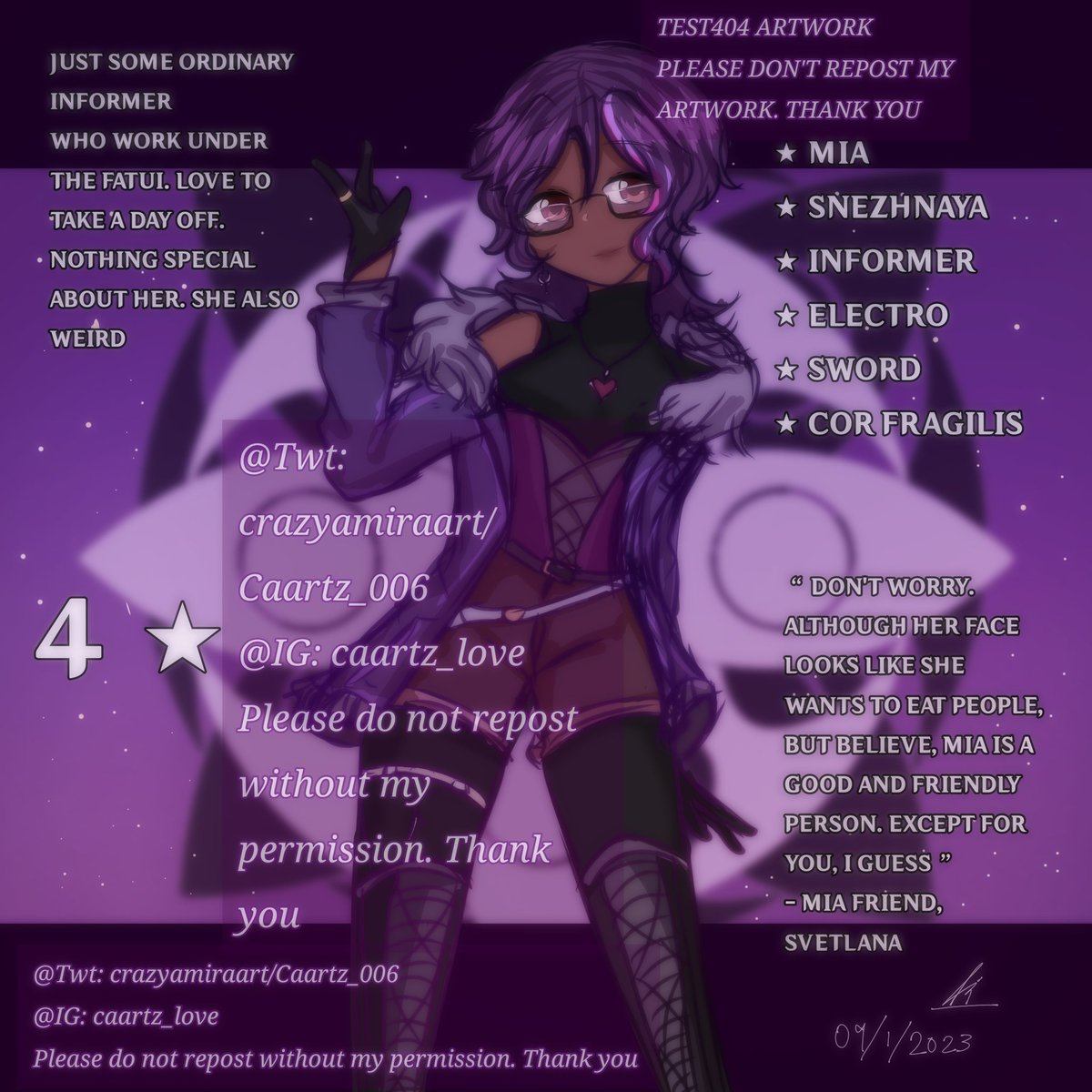 caartz_006's tweet photo. Might redesign her. Idk. Here some art of my Genshin OC
#GenshinlmpactCC #Genshinlmpact #genshinoc https://t.co/DqTnqaHUSS
