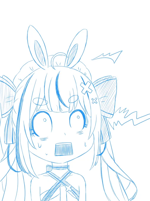 ザッと線しか描いてないけど、なんかアプローチの感覚が変わった気がする 