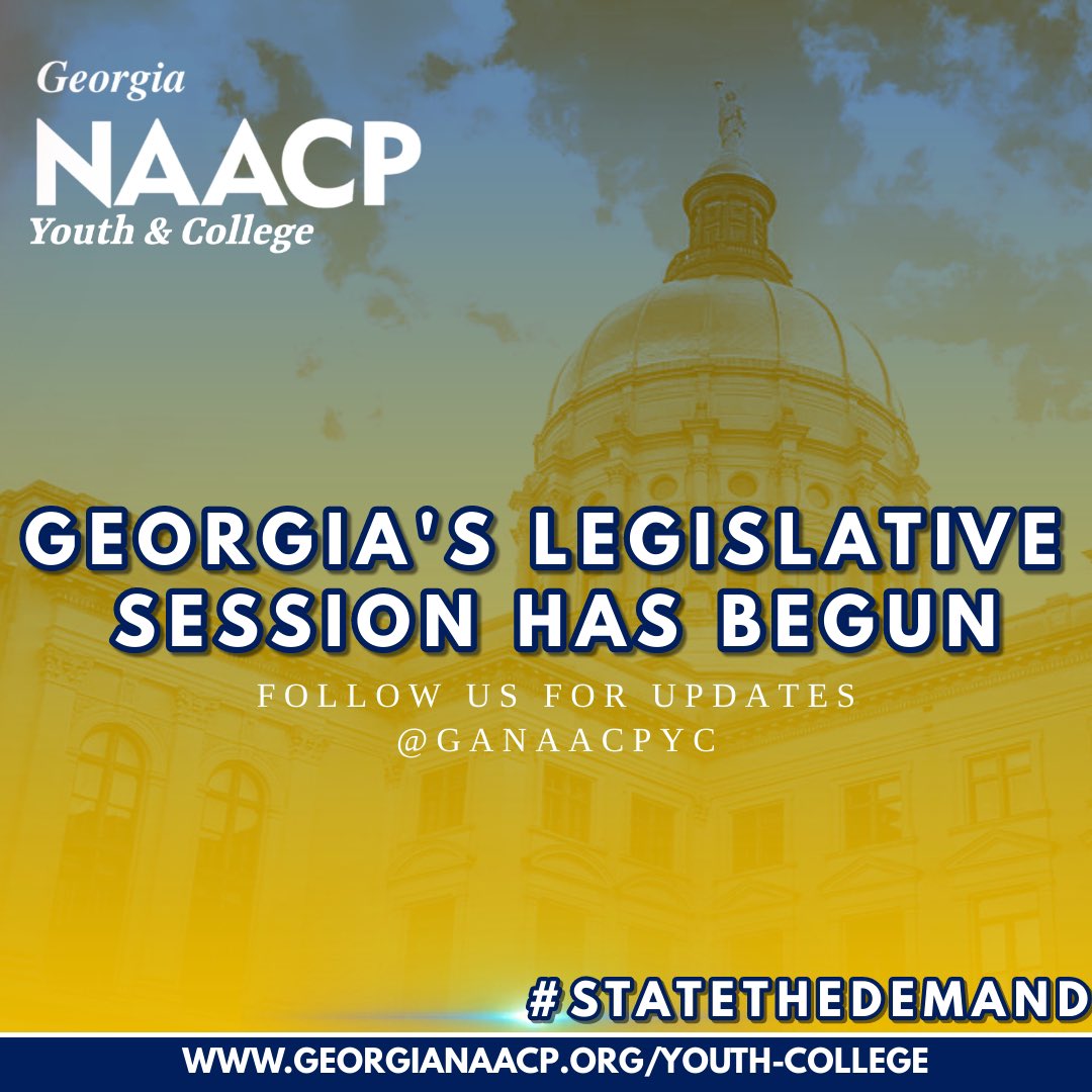 Let’s make sure that the People’s voice is heard at the People’s House in Georgia. #gapol #NAACP #GeorgiaNAACP