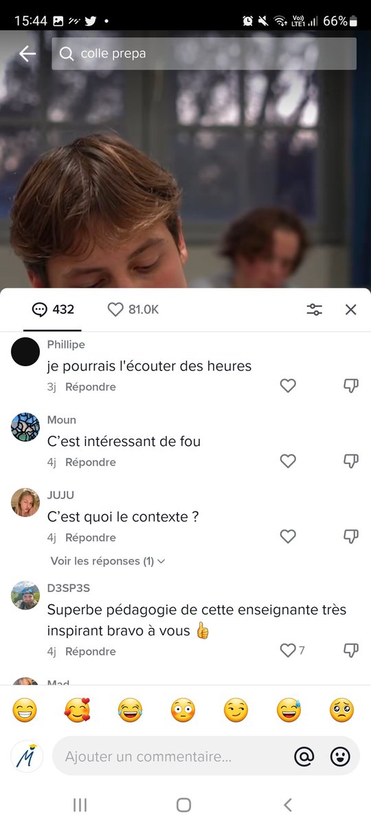 DimitriDCognets's tweet photo. 850 000 vues en trois jours et des commentaires dithyrambiques... À l'heure où la prépa EC est menacée, plus que jamais la réponse doit consister à chercher les lycéens où ils sont (i.e sur TikTok notamment) et leur prouver que la prépa est une formation incroyable. @APHEC_Twit https://t.co/9RAZR5yVhm