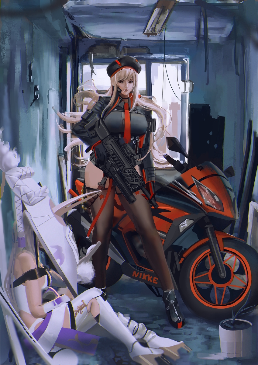 TecnoMayro's tweet photo. Nikke contest #NIKKEFanartContest #fanart #anime #tecnomayro #manga #semirealism #realism #rappi #scarlet #nikke https://t.co/r2HMO0aF7L https://t.co/aA7gDH6iwQ