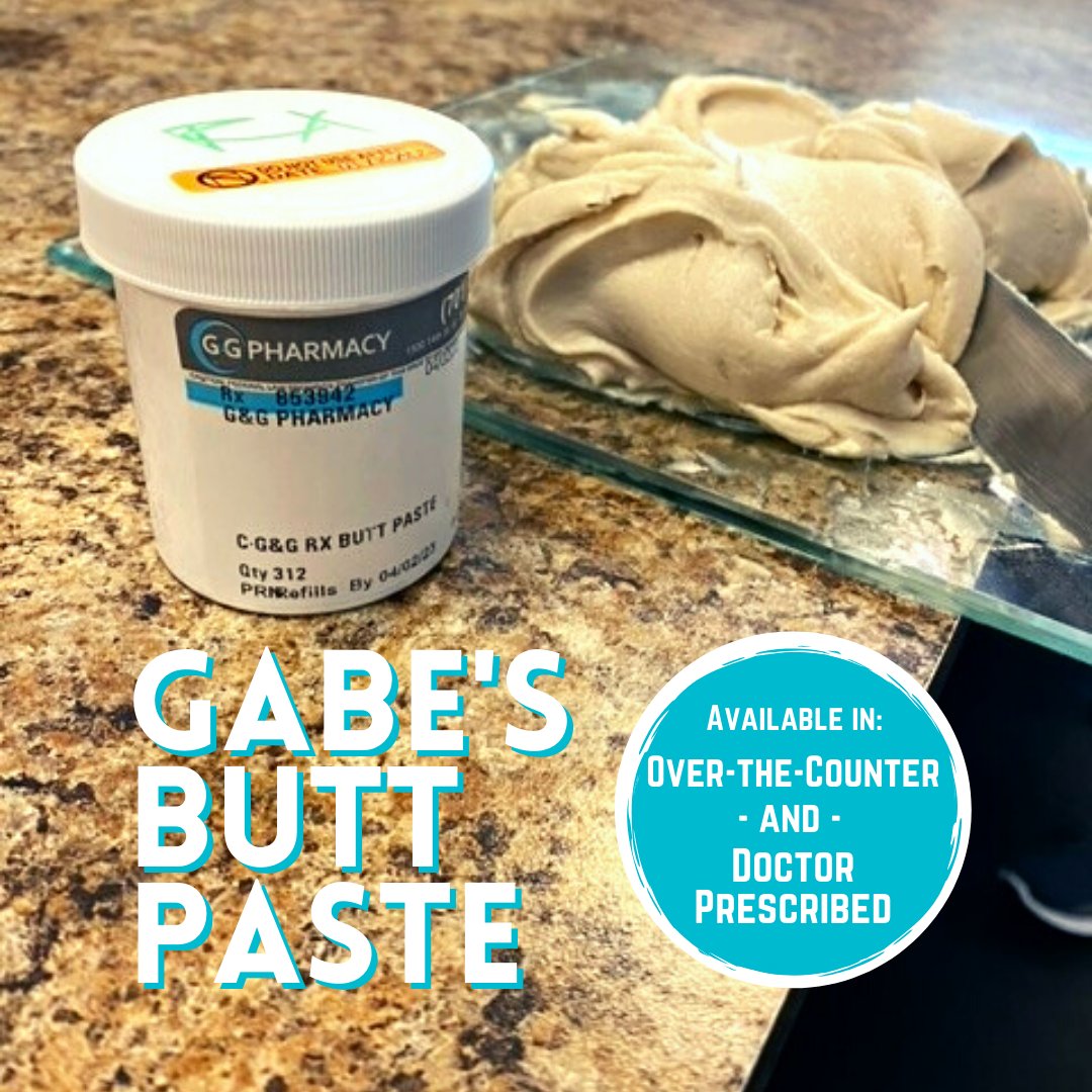 GGPharmacy_'s tweet image. We make 2 different in house butt pastes, one that is over the counter &amp;amp; one that is prescription only! 👶

#buttpaste #buttcream #buttrash #babybottom #bumbum