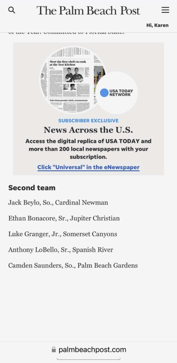 lobello_anthony's tweet photo. 2nd team all county! Thank you to my coaches and teammates!
@river_boyz1 @CoachHeadley @CoachHallSr https://t.co/kgmiZ3aSXv