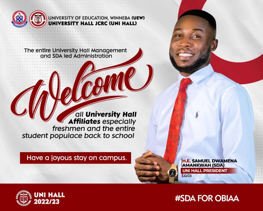 Welcome to all University Hall Freshmen