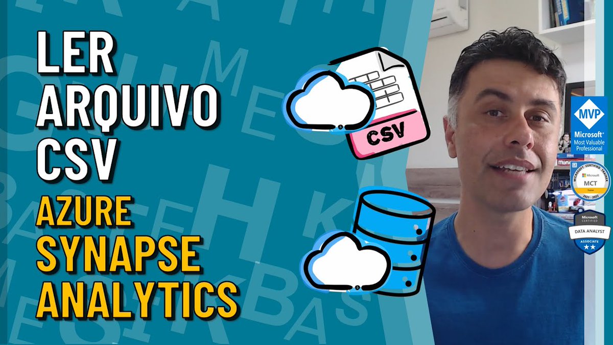 Davillamizara's tweet image. How to read csv file data in Azure Synapse Analytics.

✅ Access the video at the link below:
fabioms.com.br/?url=synapse-a…

#microsoft #dataplataform #azure #synapse #analytics #sql #DicaDoFabinho  Translated using #MicrosoftPowerAutomate