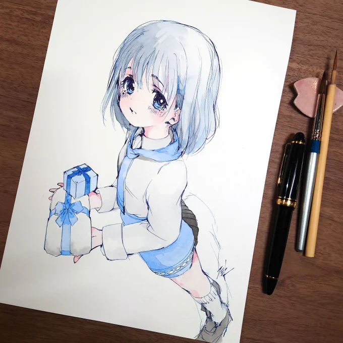 「おめでとー!!」「おめでとう」#恵庭椎生誕祭2023 #スーパーカブ 