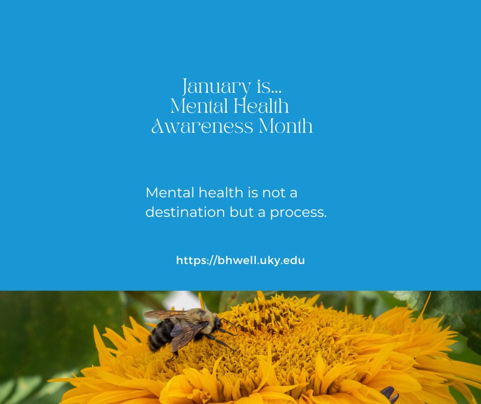 UKBHWELL's tweet photo. January is #MentalHealthAwarenessMonth !
#MentalHealth is not a destination but a #Process.

Learn more at https://t.co/MAMMAPIIqR https://t.co/uBPF8Zyd4L