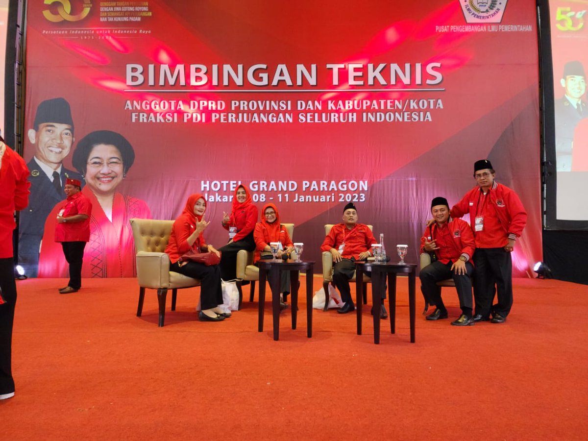 Bimtek Partai dalam rangka HUT Ke 50 <a href="/PDI_Perjuangan/">PDI Perjuangan</a> 

Grand Paragon Jakarta