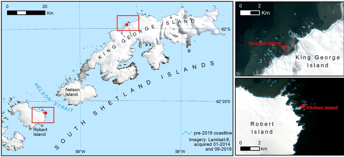 New Year, new name? Sometimes we have to update place names when new data comes our way. Satellite imagery recently showed us that Gooden Point on King George Island is actually an island rather than a point! Gooden Island is now marked on the South Shetland Islands 1:200000 map.