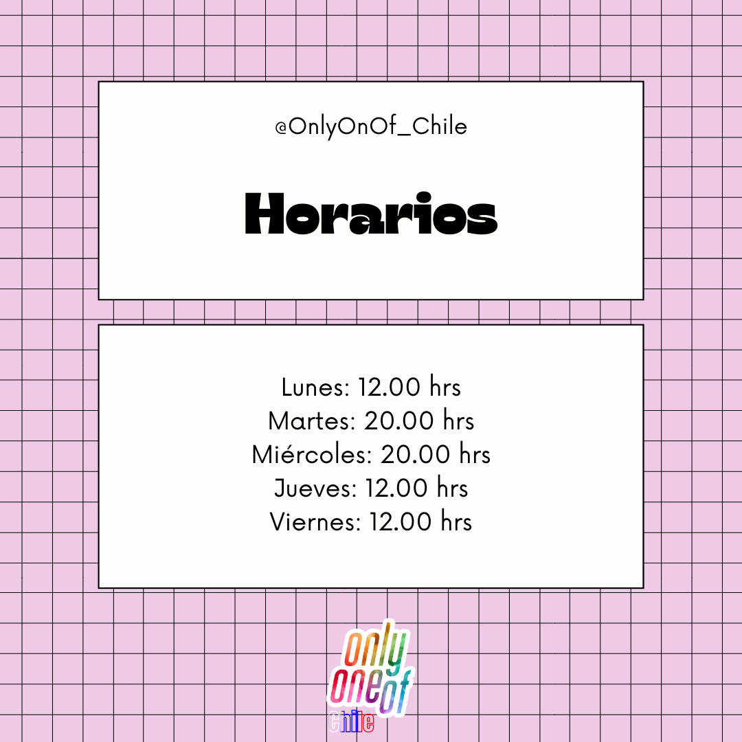Hola Gente!
Les traemos nuevas fechas y horarios para la twitteada masiva de #ChileWantsGrandTour ! La idea es pronunciarnos a través de redes sociales para que nos noten y sepan que hay fans en Chile que quieren ver a OnlyOneOf!